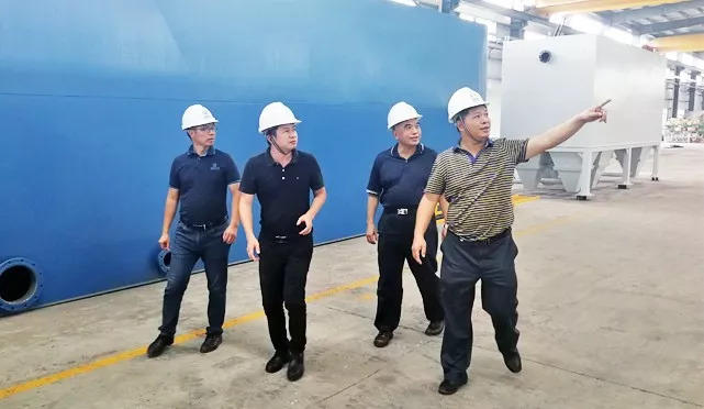 肇慶高新區(qū)黨工委關(guān)鍵副書記一行蒞臨鵬凱新工廠考察調(diào)研