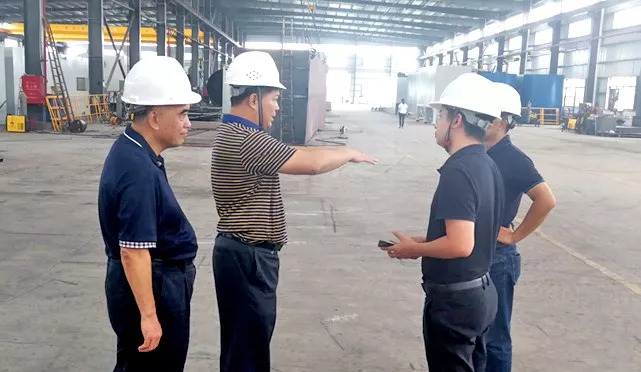 肇慶高新區(qū)黨工委關(guān)鍵副書記一行蒞臨鵬凱新工廠考察調(diào)研