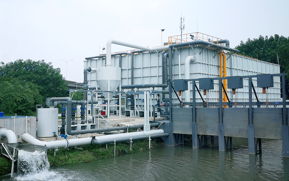 佛山市獅山鎮(zhèn)重點閘站應(yīng)急凈化項目