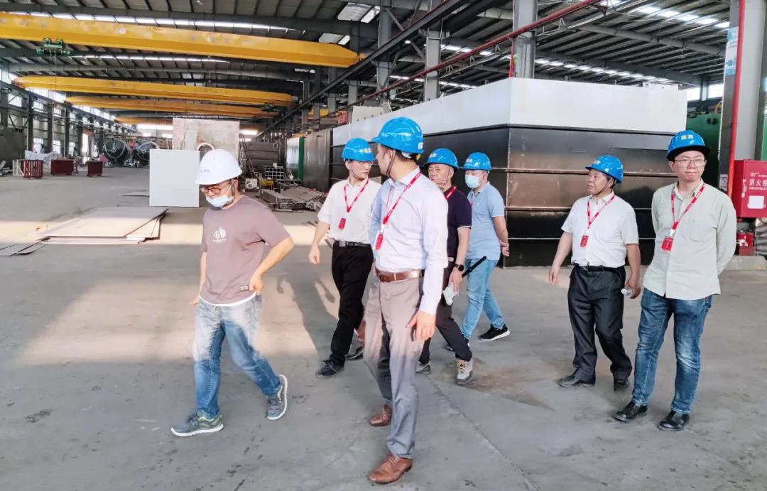 參觀鵬凱環(huán)境生產(chǎn)基地