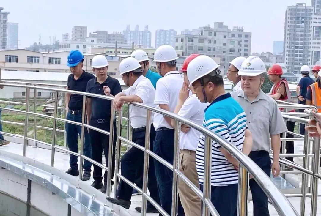 考察裝配式污水廠