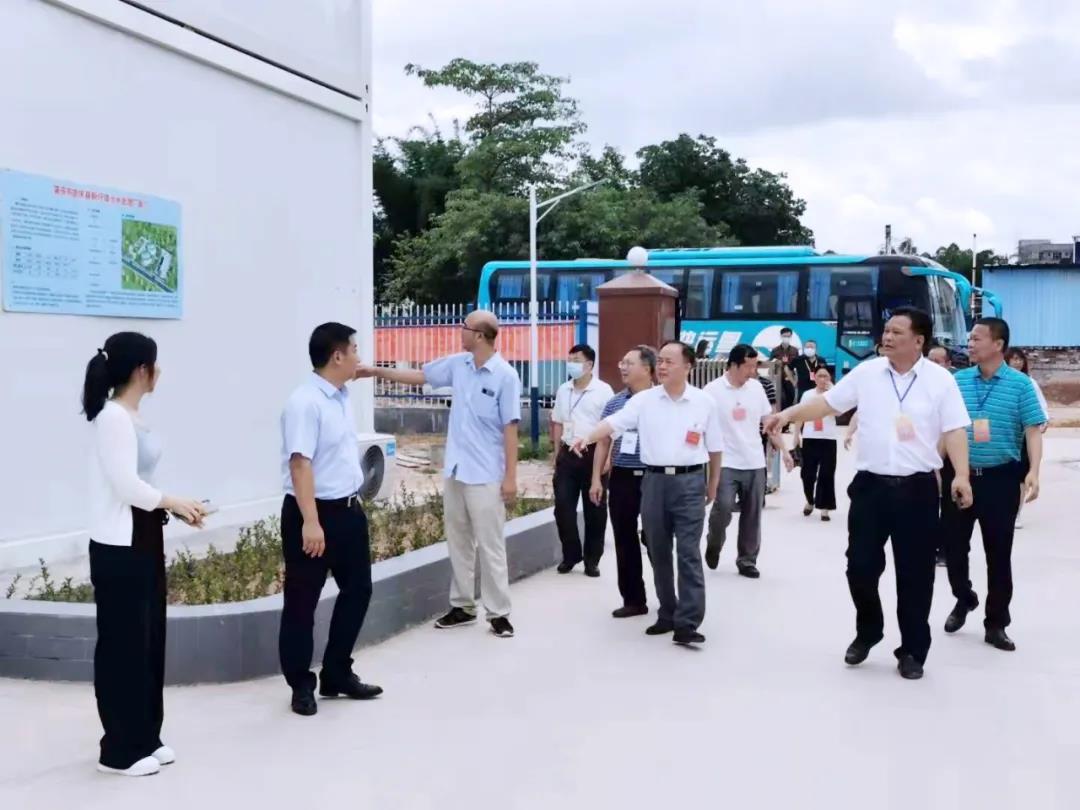 調(diào)研新圩鎮(zhèn)裝配式污水廠