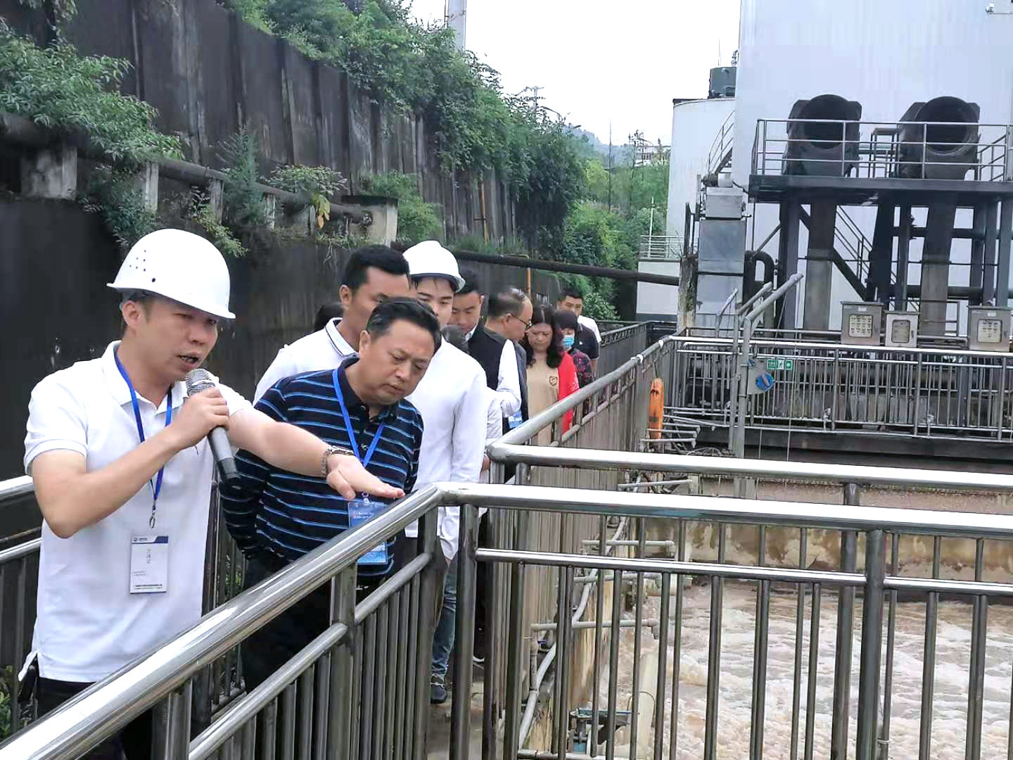 實(shí)地考察裝配式污水廠