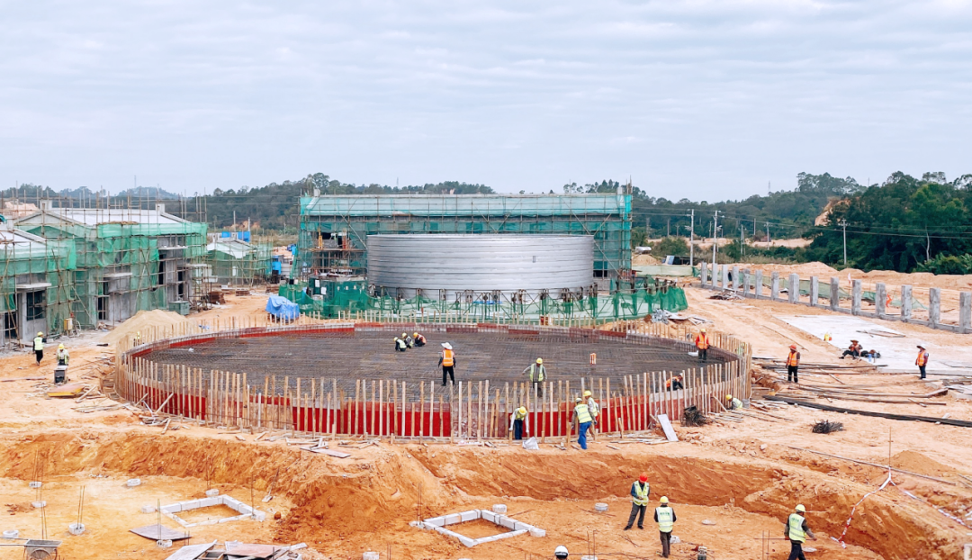 鵬凱圓-裝配式污水廠基礎(chǔ)施工